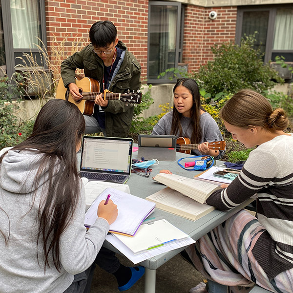 Indiana Academy students enjoy their free time