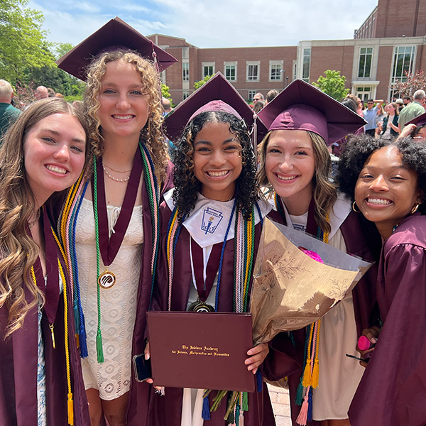 Indiana Academy students at graduation