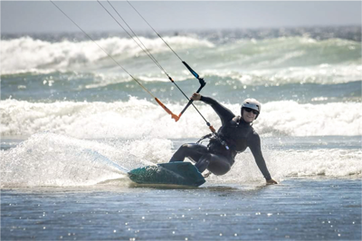 Jill Peddycord Brown kiteboarding